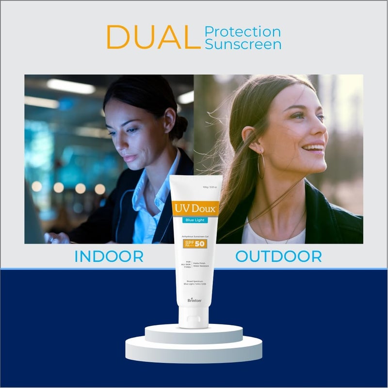 Brinton Uv Doux Blue Sunscreen Gel 100 g - Image 5