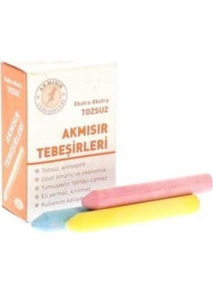 Akmısır White Dust-Free Colored Chalk 