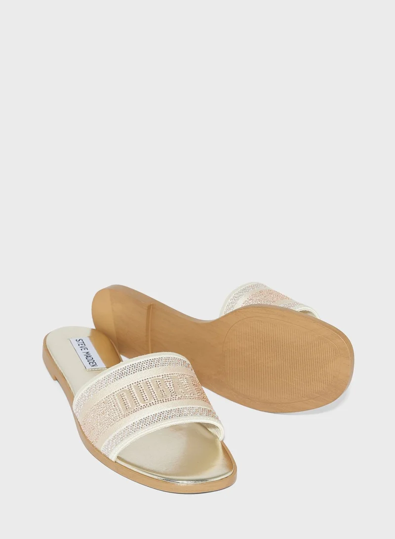 STEVE MADDEN Single Strap Low Heel Sandals