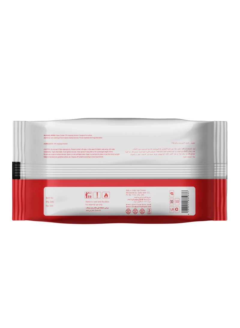 All day wipes All Day Alcohol/Antibacterial Wet Wipes-90 Count : Wipes Contain 70% Isoproply Alcohol. Designed for Surface Disinfection and Cleaning of Non-Invasive Medical Devices. Kills 99%Germs. ( Pack of 2) - Image 5