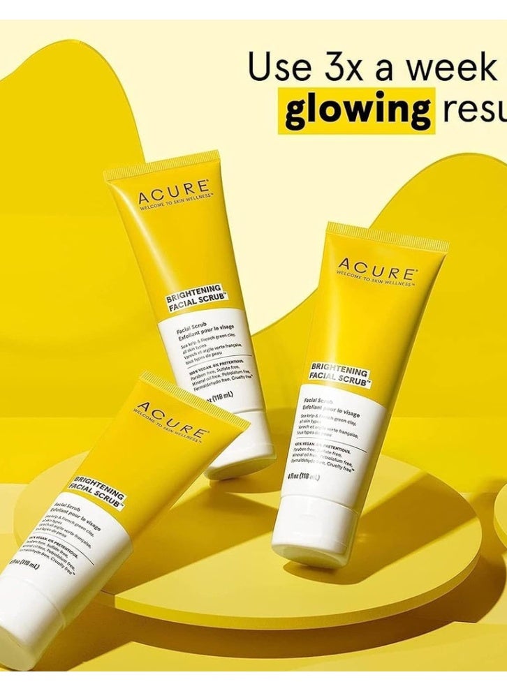 Acure Brightening Facial Scrub, 118 ml - Image 4