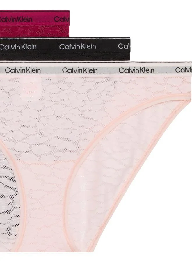 كالفن كلاين ثلاث عبوات بيكيني بشعار