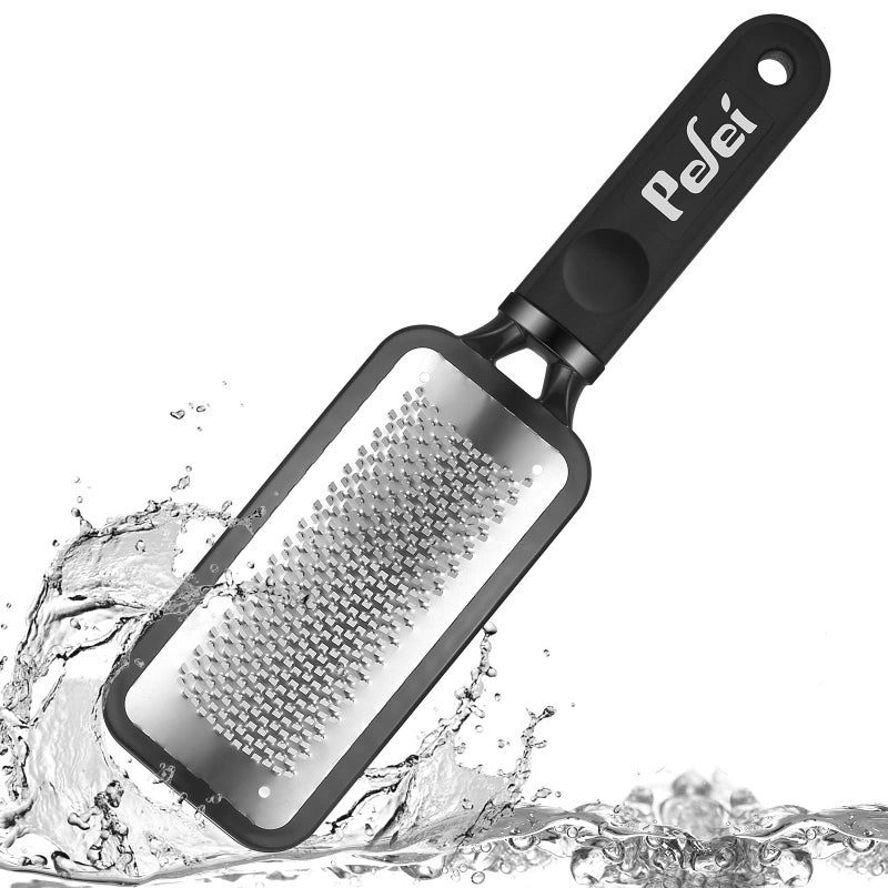 Pefei Colossal Pedicure Rasp Foot File, Professional Foot Care Pedicure Stainless Steel File to Removes Hard Skin, Can Be Used On Wet Feet - Image 2