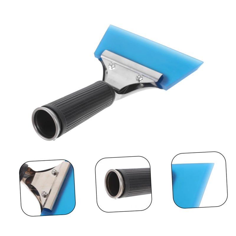 Red Stainless Steel Squeegee for Car Window Mirror Water Scraper Wiper - Image 3