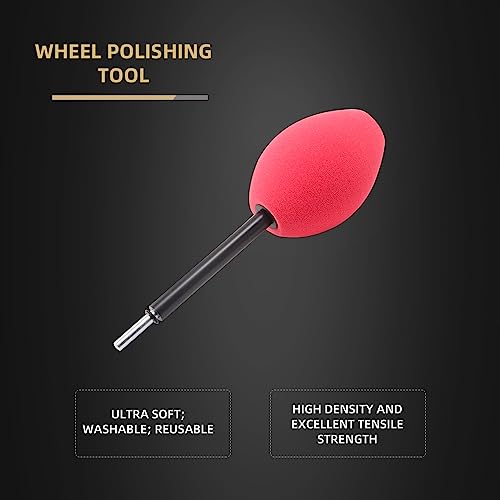 SPTA Wheel Rims Polisher, SPTA Polishing Ball, Polishing Cone, Metal Wheel Polishing Tool, Ball Buster Wheel and Rim Polisher System Attaches to Standard Household Drill - Image 5
