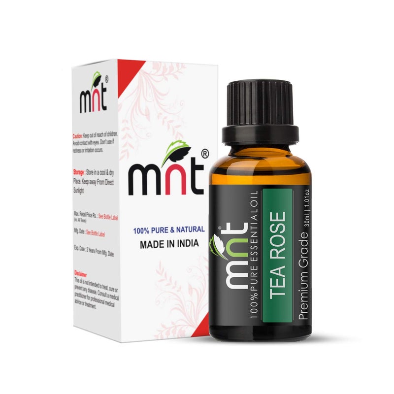MNT Tea Rose Essential Oil 100% Pure Natural & Undiluted For Skin Care & Hair Care (30ML) - Image 5