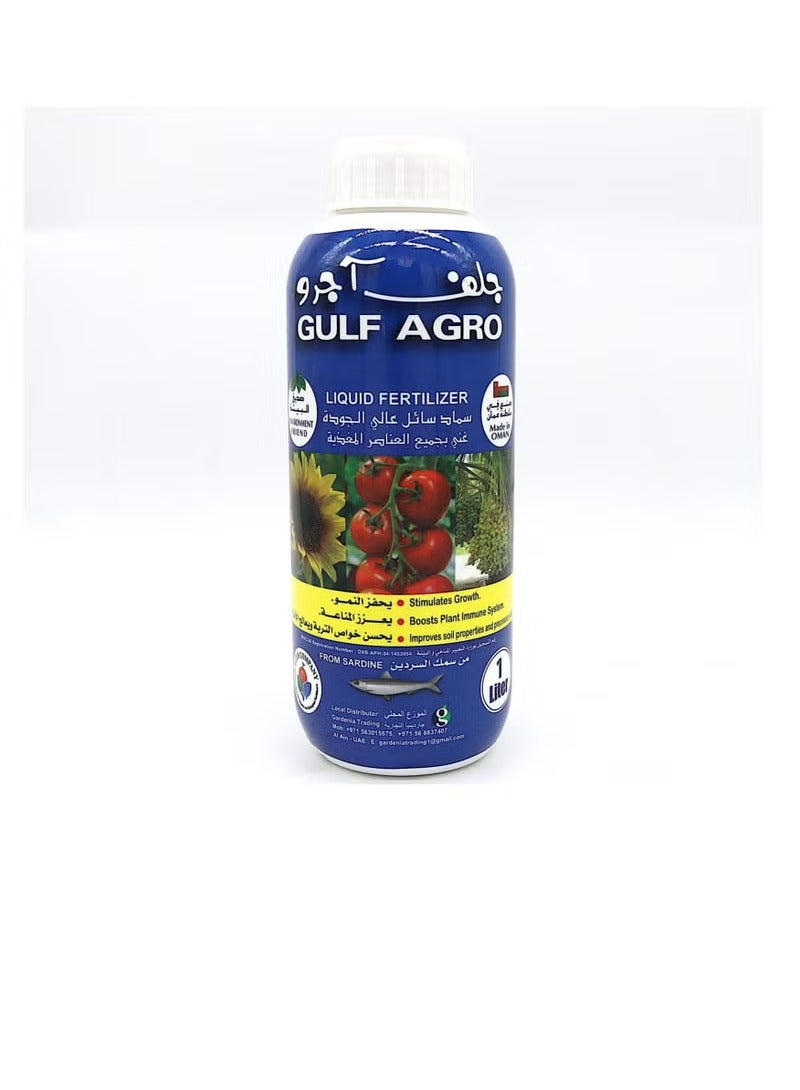 Gulf Agro Fish Fertilizer NPK 9+6+3+TE 1Ltr