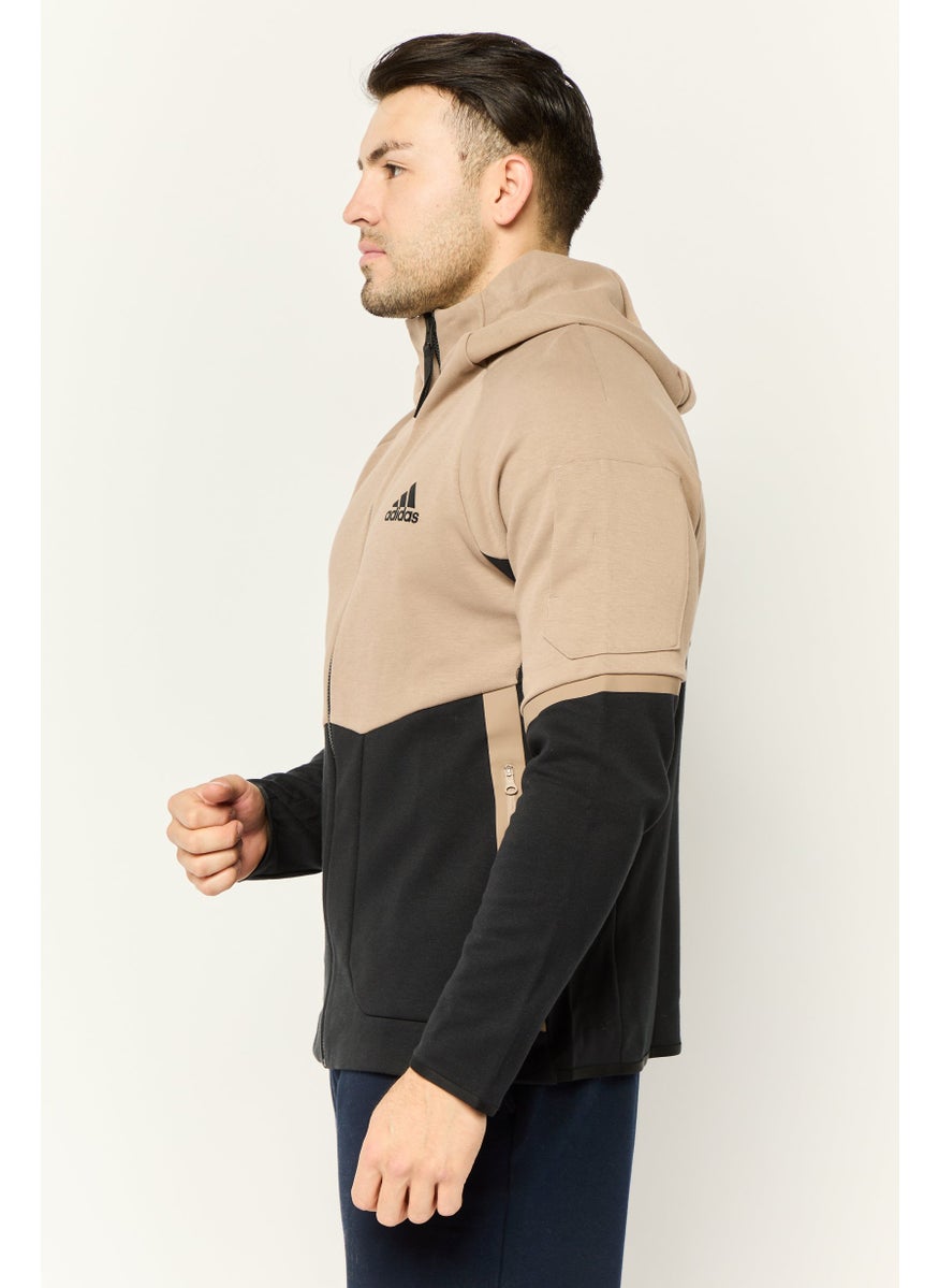 Adidas - Men Sportswear Fit Long Sleeve Outdoor Sweatshirt, Multicolour - Image 1