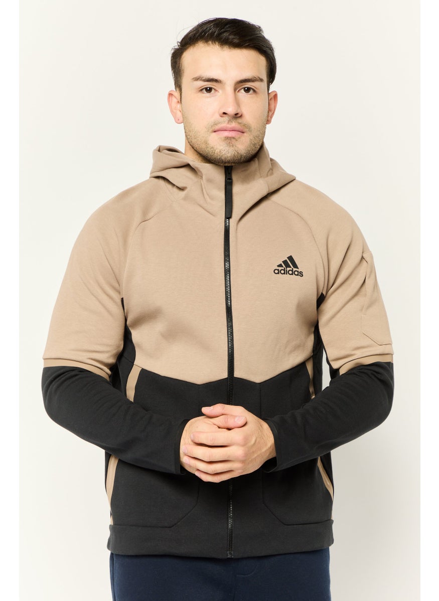 Adidas - Men Sportswear Fit Long Sleeve Outdoor Sweatshirt, Multicolour - Image 1