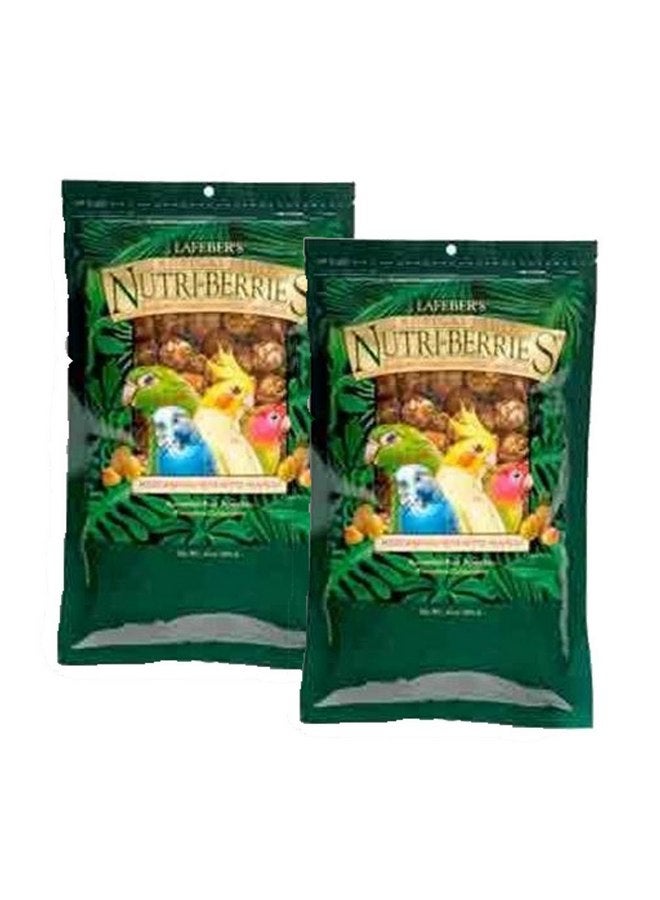 لافيبيرز طعام Nutri-Berries من Lafeber للببغاوات والكوكتيل والطيور العاشقة والكونيور (فاكهة استوائية، عبوة من قطعتين، 10 أونصة) - Image 1