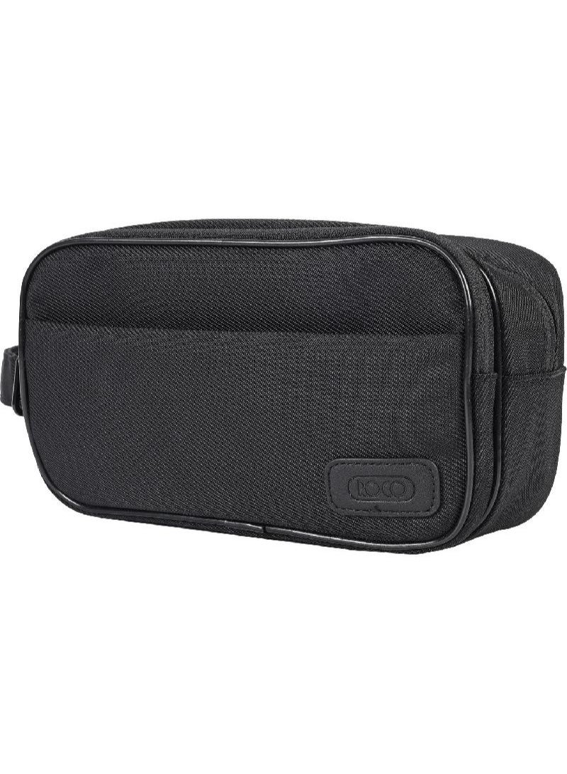 ROCO OGO Men's Black Fabric Clutch Bag - Image 1