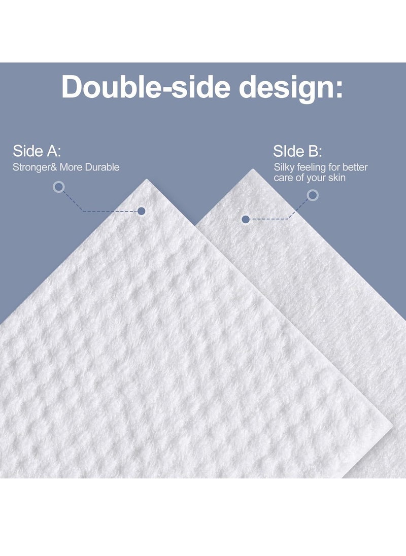 Bukela Disposable Face Towel Facial Tissue Soft Cotton Facial Cleansing Cloths Towelettes Dry for Cleaning Office Travel Makeup Remove  - Image 2