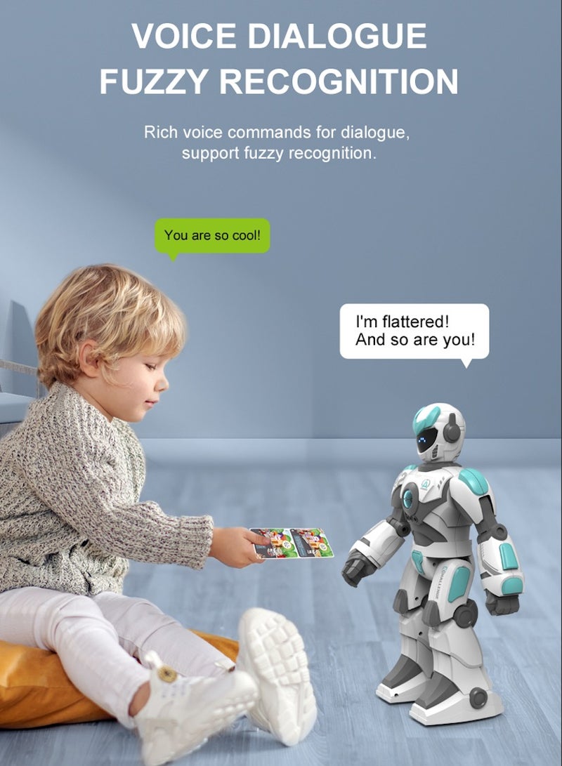 Subotech Remote Control Robot for Kids Extra Large, 15.4" Programmable RC Robot Toy with Sing Dance, Gesture Sensing & Voice Control Rechargeable Smart Toy for Boys Girls Toddler 3 4 5 6 8+, Presents For Kids - Image 3