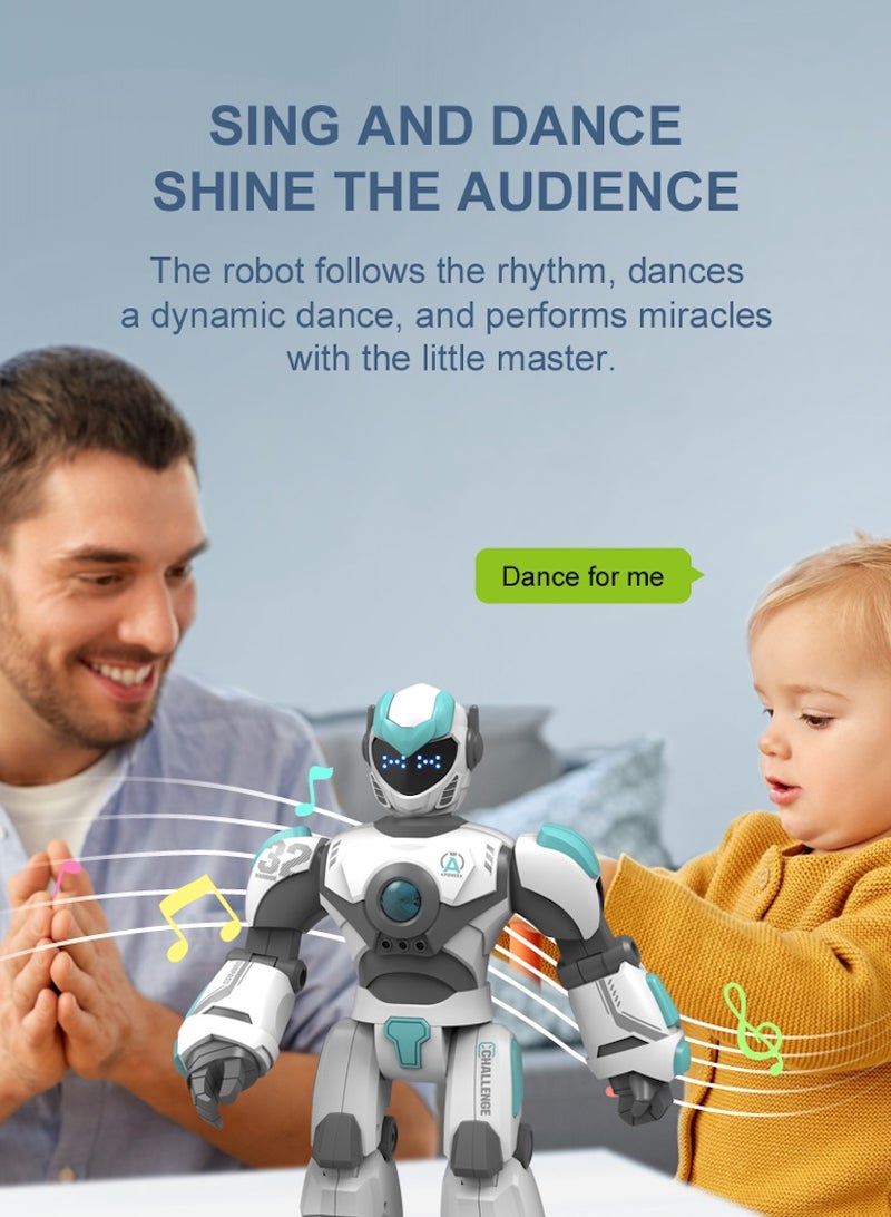 Subotech Remote Control Robot for Kids Extra Large, 15.4" Programmable RC Robot Toy with Sing Dance, Gesture Sensing & Voice Control Rechargeable Smart Toy for Boys Girls Toddler 3 4 5 6 8+, Presents For Kids - Image 4