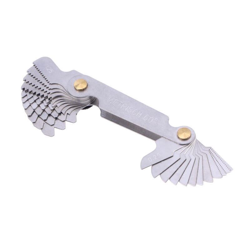 Metric Thread Pitch Gauge Set High Precision Screw Cutting Tool - Image 2