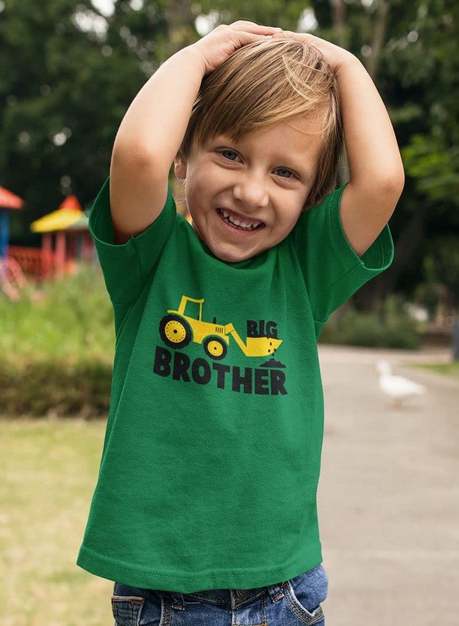 Tstars طقم الأخ الكبير والأخ الصغير المتطابق - تي شيرت أخضر وبدلة أطفال، 6 أشهر و3 سنوات - Image 4