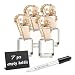 MINELEVEN 7 PCS MINI Cute Glass Bottle with Suspended Wooden Cover and Plastic DropperCar Air Freshener Perfume BottleEmpty DIY Bottle Dcor - Image 2