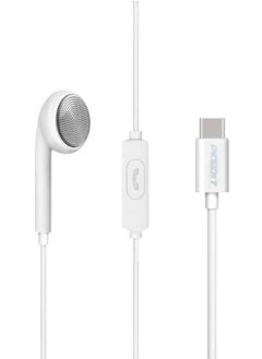 Desert Powerful Bass Type-C Earphone White  - Image 1