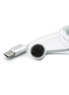 Desert Powerful Bass Type-C Earphone White  - Image 4