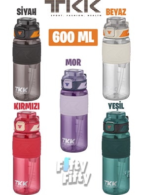 Tkk 600 ml Dual Use Tritan Water Bottle with Straw/Comfortable Drinking Bpa Free Carrying Strap FFTKK1019-600 - pzsku/Z32815D58F4B9A892A1E5Z/45/_/1729300278/06e935c7-519d-407d-bc94-b58aa9d5c7a4