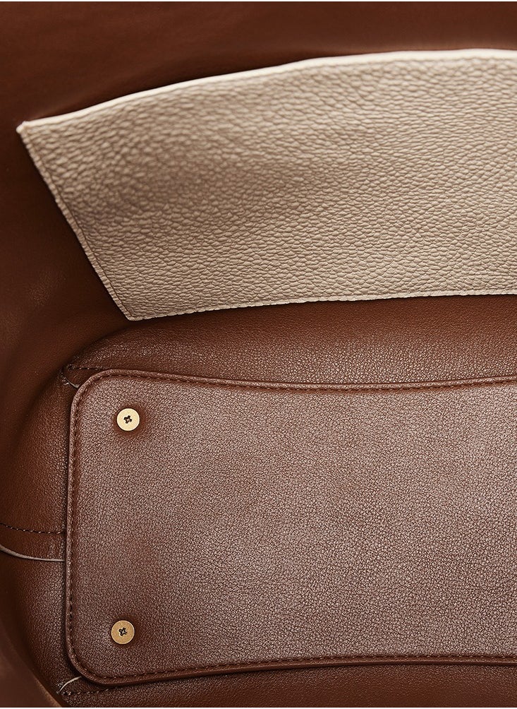 Medium commuter tote bag with hanging ears