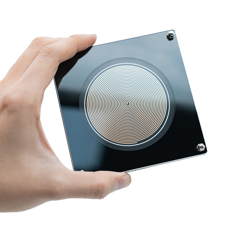Schumann wave generator electromagnetic wave version low frequency pulse 7.83HZ to improve sleep quality black silver style