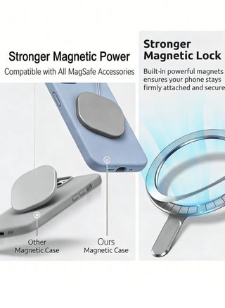 for iPhone 17 Pro Case, Compatible with MagSafe, Magnetic Back Shockproof Cover with Strong Magnet, Slim Thin Protection Phone Case for iPhone 17 Pro 5G (Blue) - view 4