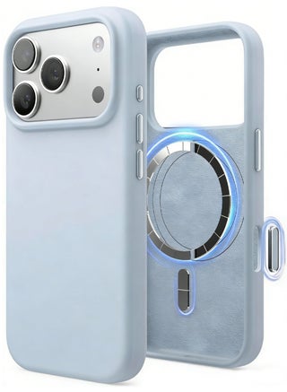 for iPhone 17 Pro Case, Compatible with MagSafe, Magnetic Back Shockproof Cover with Strong Magnet, Slim Thin Protection Phone Case for iPhone 17 Pro 5G (Blue) - view 2