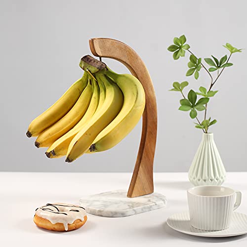 Everous Banana Hanger - Modern Banana Holder Tree Stand with Non-Slip Marble Base - Image 4