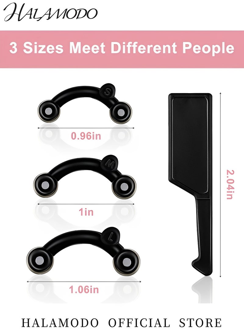 HALAMODO 7PCS Nose Up-lifting Clips Nose Shaper Includes 3 Pairs of  Silicone Nasal Shaping Inserts & 1pc Nose Cleaner Invisible Nose Beauty Tools No Pain Nose Slimming Device - Image 2