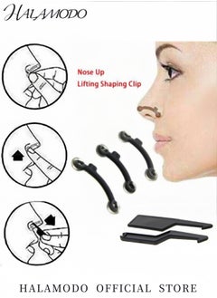HALAMODO 7PCS Nose Up-lifting Clips Nose Shaper Includes 3 Pairs of  Silicone Nasal Shaping Inserts & 1pc Nose Cleaner Invisible Nose Beauty Tools No Pain Nose Slimming Device  - Image 3