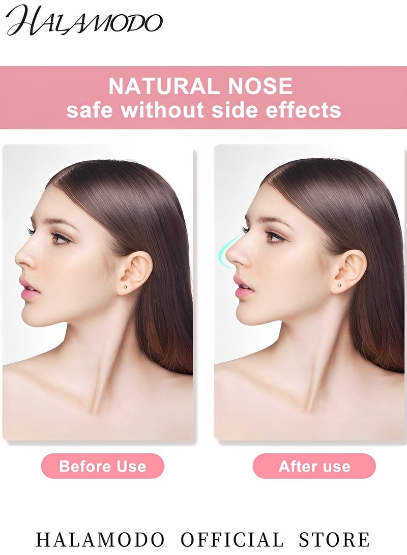 HALAMODO 7PCS Nose Up-lifting Clips Nose Shaper Includes 3 Pairs of  Silicone Nasal Shaping Inserts & 1pc Nose Cleaner Invisible Nose Beauty Tools No Pain Nose Slimming Device - Image 4