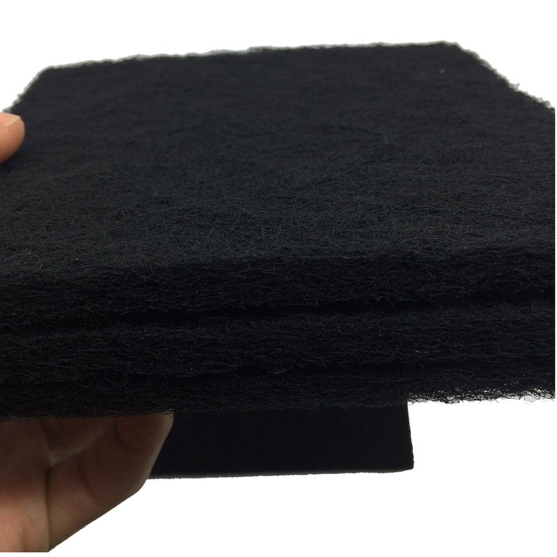 Beacozofu 6 Pack Charcoal Cat Litter Box Replacment Filter Hooded Cat Litter Boxes and Pans Carbon Odor Filters, Black - Image 5