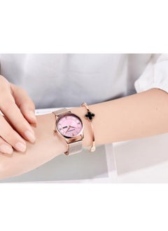 Ladies Business Fashion Diamond-Encrusted Luminous Waterproof Quartz Watch