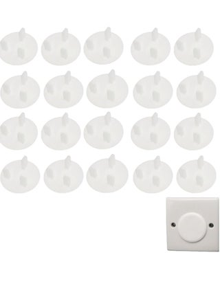 Socket Covers, Baby Proofing Plug Covers, 20 Pcs ABS Material Odorless Practical Stable Anti-Electric Shock Tool, Suitable For Homes, Schools, Restaurants, Shopping Malls Etc - pzsku/Z3281C6BC8E0460C9B6C7Z/45/_/1734595775/f93c165b-d184-4753-836a-2821c3031627