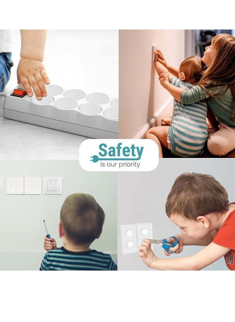 Socket Covers, Baby Proofing Plug Covers, 20 Pcs ABS Material Odorless Practical Stable Anti-Electric Shock Tool, Suitable For Homes, Schools, Restaurants, Shopping Malls Etc