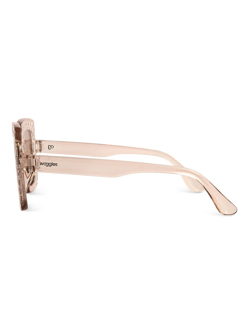 ووجلز Stylish Brown Kids Square Sunglases