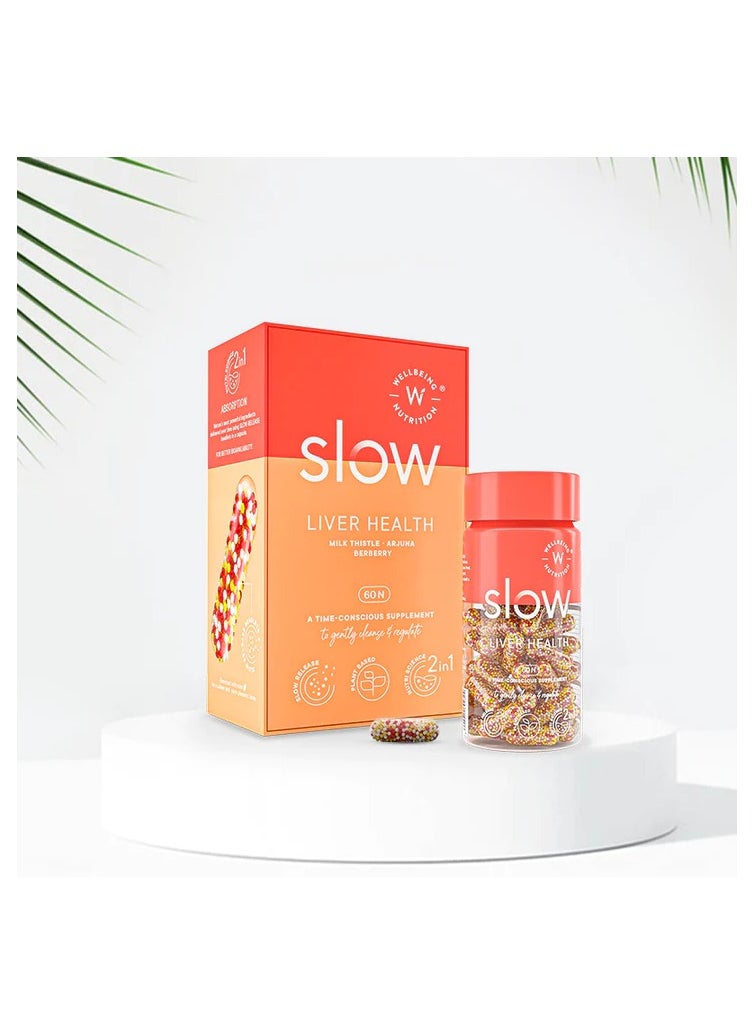 WELLBEING NUTRITION Slow Liver Health 60 Capsules  - Image 2