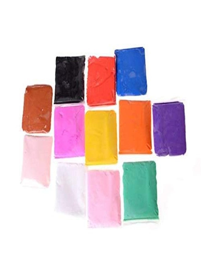 Evisha 12 Colours 120g Modelling DIY air Dry Clay Play Dough Light Weight for Kids and Art & Craft - Image 4