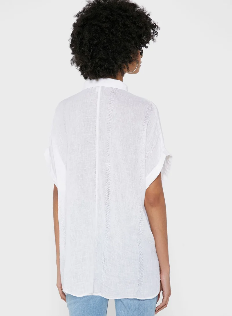 American Eagle Knitted V-Neck Top