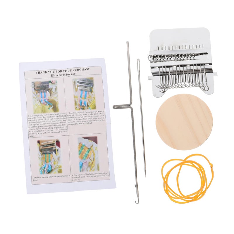 Wooden Weaving Knitting Machine DIY Tool 12X7cm Assorted Color For Clothing Socks Repair - Image 2