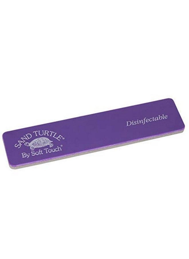 Soft Touch Sand Turtle Nail File Block Purple 220 Grit Fine 5 14 Inch 5 Piece  - Image 2