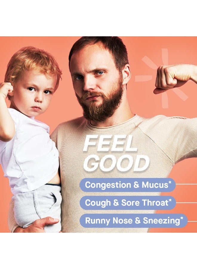 Genexa Genexa Cold Crush - 60 Tablets – Multi-Symptom Cough & Cold Remedy - Certified Vegan, Organic, Gluten Free & Non-GMO - Homeopathic Remedies  - Image 3