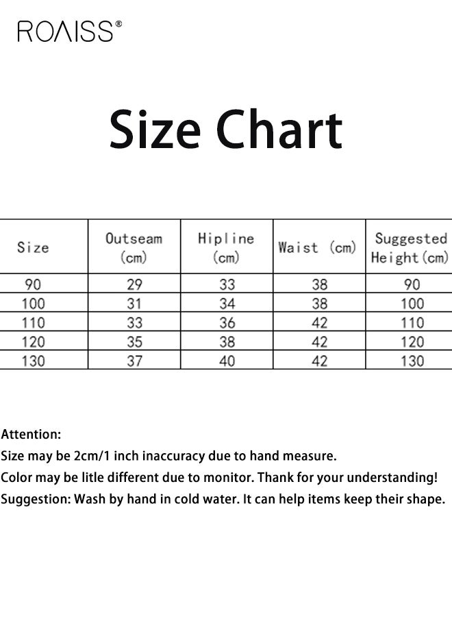 رويس شورت جينز صيفي للأولاد بنقوش ديناصورات، بنطلون قصير بخصر مرن مستقيم الساق، شورت جينز أنيق متعدد الاستخدامات للأولاد الصغار، مناسب للارتداء اليومي والمناسبات الأخرى - Image 5