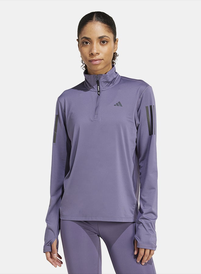 Adidas Own the Run Half-Zip Jacket - Image 1