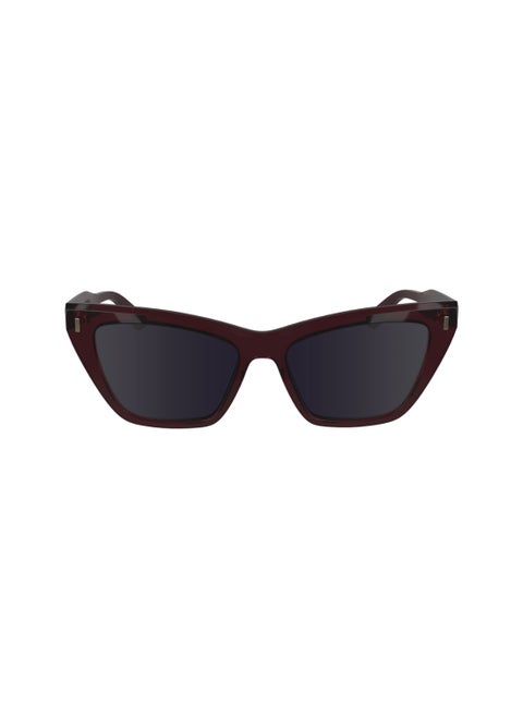 FULL RIM ACETATE BUTTERFLY CALVIN KLEIN SUN CK24505S  5517 (605) BURGUNDY