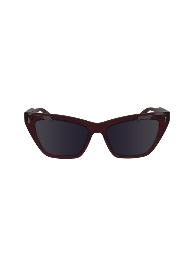 CALVIN KLEIN FULL RIM ACETATE BUTTERFLY CALVIN KLEIN SUN CK24505S  5517 (605) BURGUNDY  - Image 1