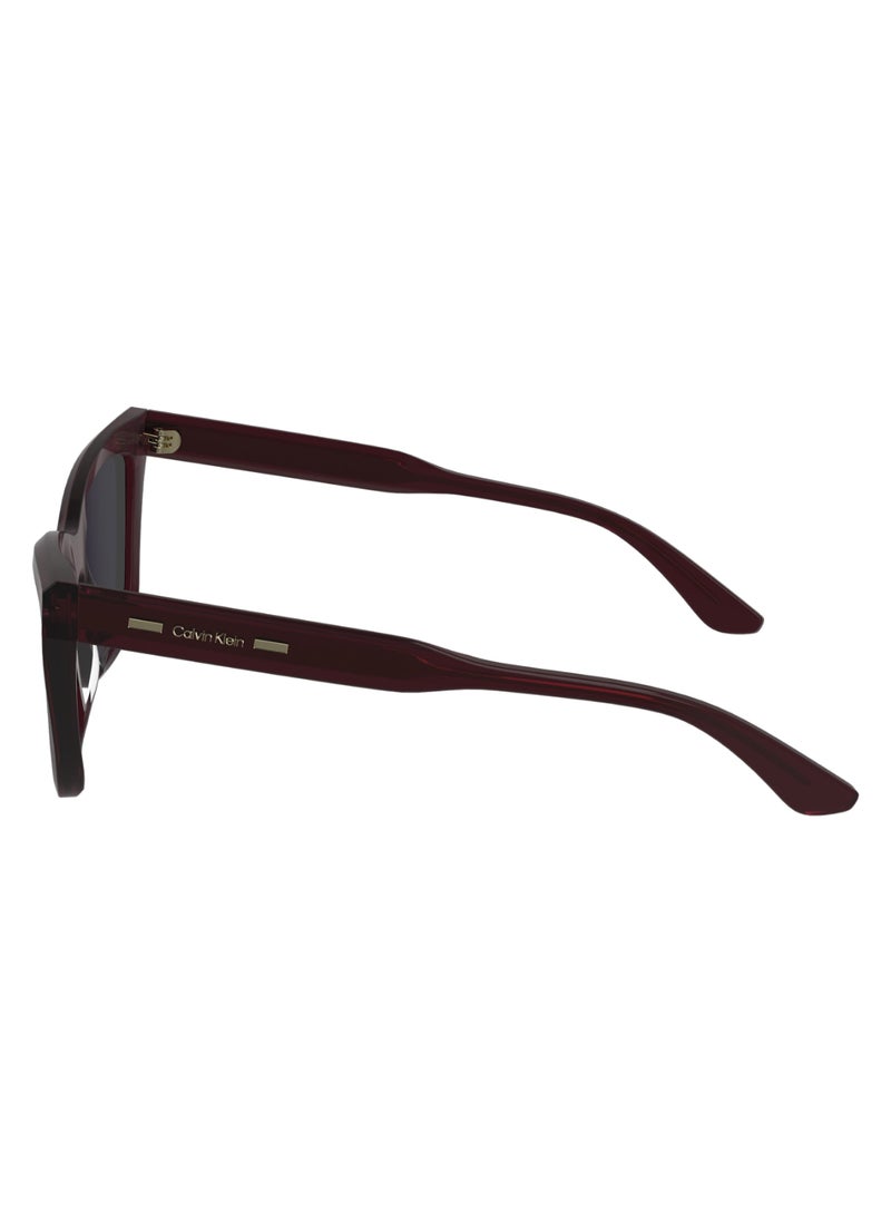 CALVIN KLEIN FULL RIM ACETATE BUTTERFLY CALVIN KLEIN SUN CK24505S  5517 (605) BURGUNDY  - Image 4