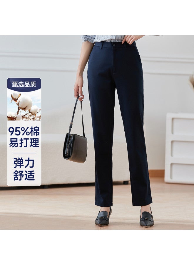 Fapai Easy-care Women's Casual Pants Long Pants Autumn Women's Lifting Stretch Comfortable Pants Straight Leg Pants - Image 2