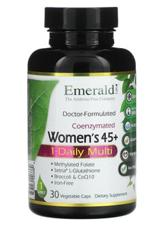 Emerald Laboratories CoEnzymated Women's 45+ 1-Daily Multi 30 Vegetable Caps 